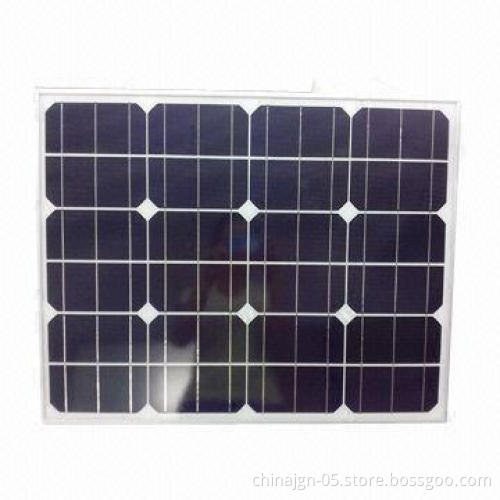 40 to 80W Solar Panel, 125 x 125mm Crystalline Solar Cell, Small Solar System, Easy-to-install